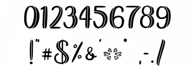 YesReiko-PersonalUse Font OTHER CHARS