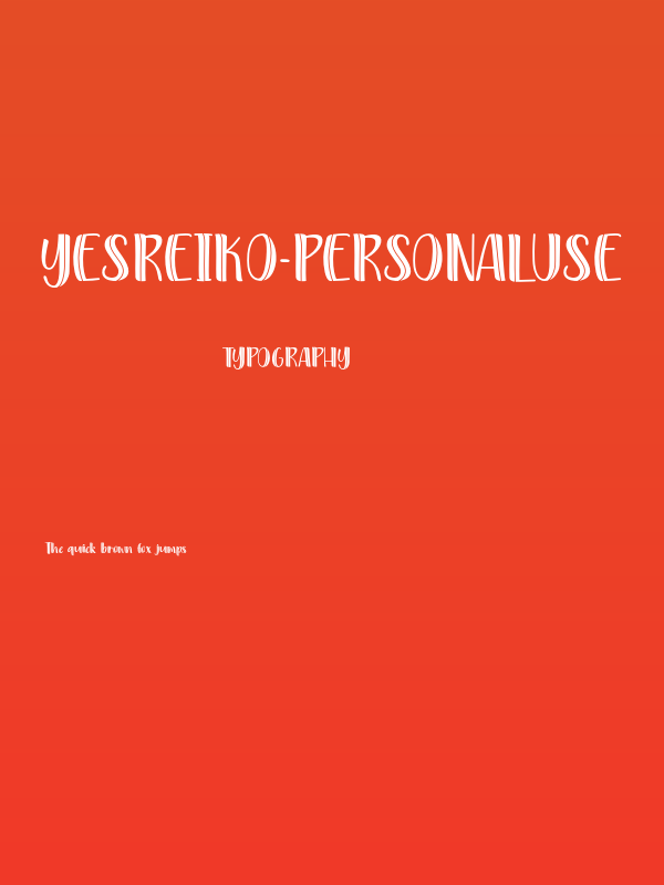 YesReiko-PersonalUse Poster
