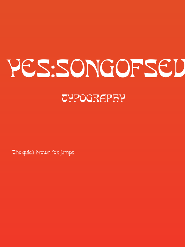 Yes:SongOfSeven Poster