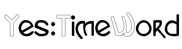 Yes:TimeWord  Free Fonts Download