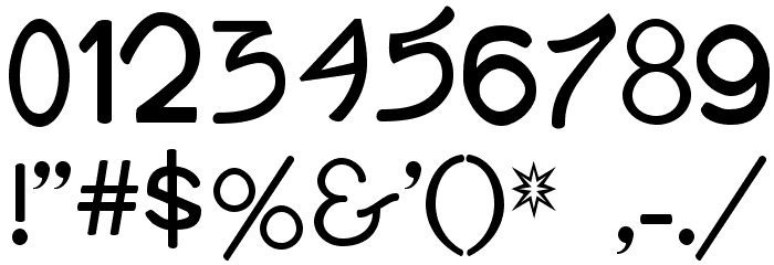 Yes:TimeWord Font OTHER CHARS