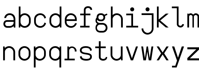 YesYesNo Font LOWERCASE