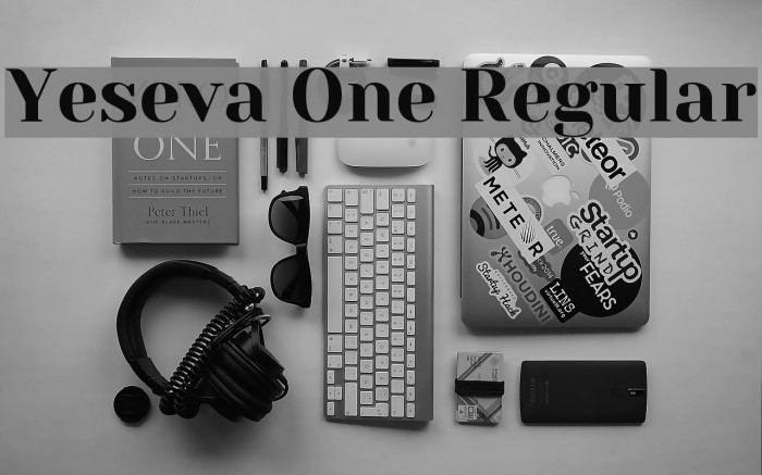Yeseva One Regular Font examples