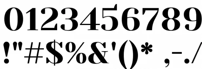 Yeseva One Font OTHER CHARS