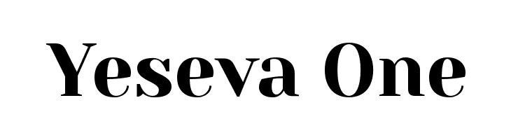 Yeseva One  Free Fonts Download