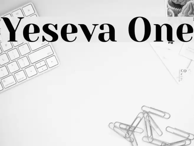 Yeseva One Font examples