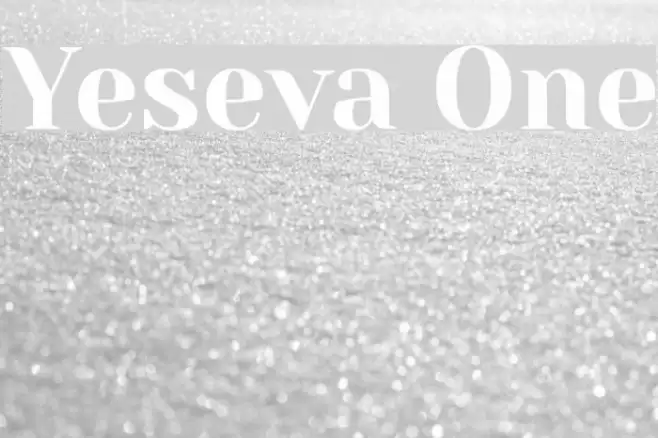 Yeseva One Font examples