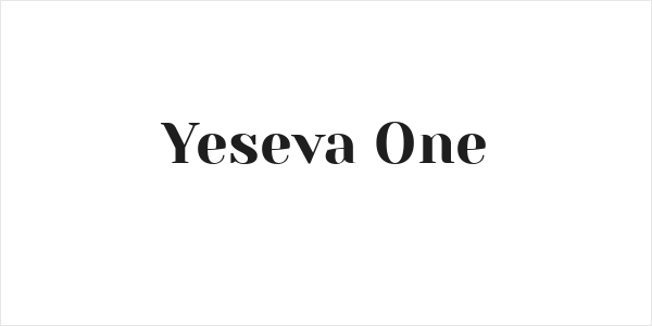 Yeseva One Logo