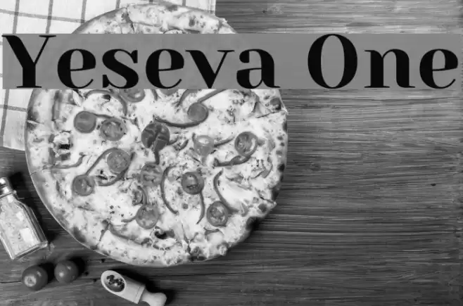 Yeseva One Font examples