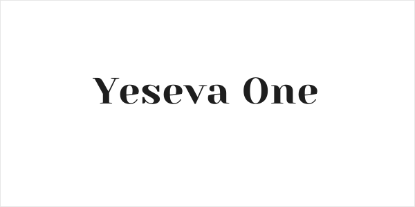 Yeseva One Logo