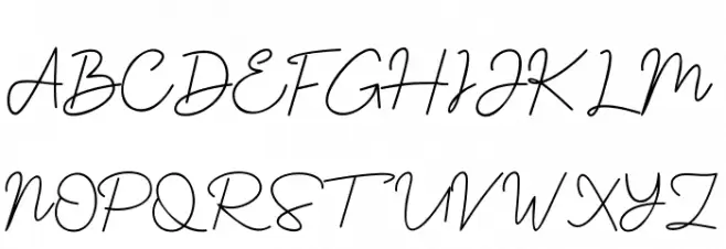 YesieRegular フォント 大文字
