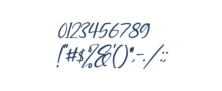 Yesinty Italic Other Characters