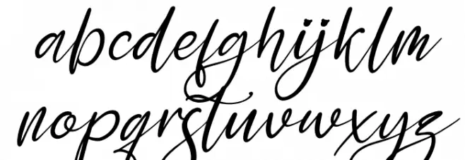 Yesinty Italic Fuentes MINÚSCULAS