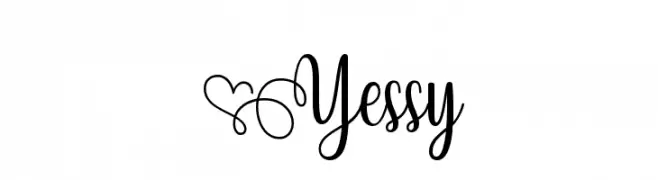 Yessy  Frei Schriftart Herunterladen