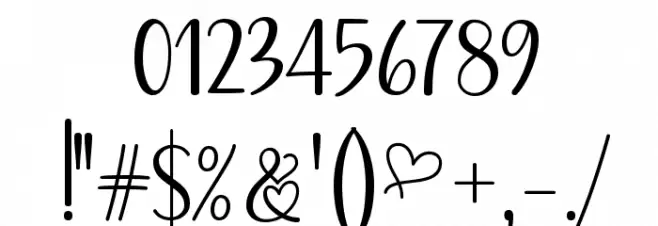 Yessy Font OTHER CHARS