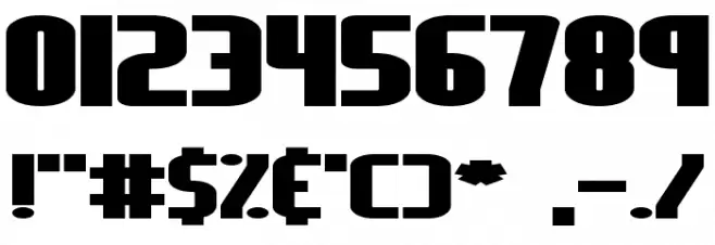 Yesterday BRK Font OTHER CHARS