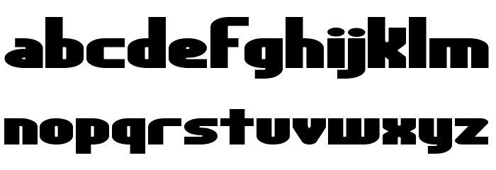 Yesterday BRK Font LOWERCASE