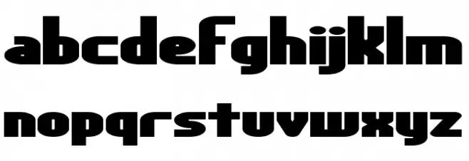 Yesterday BRK Font LOWERCASE
