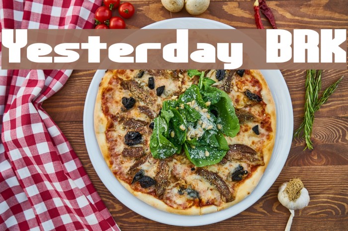 Yesterday BRK Example 1