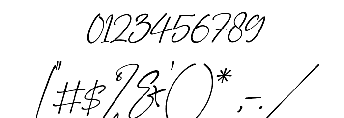 Yesterday Delmote Italic Font OTHER CHARS