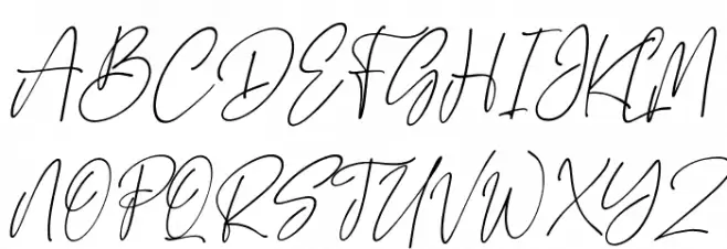 Yesterday Delmote Italic フォント 大文字