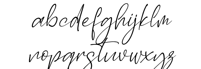 Yesterday Delmote Italic Font LOWERCASE