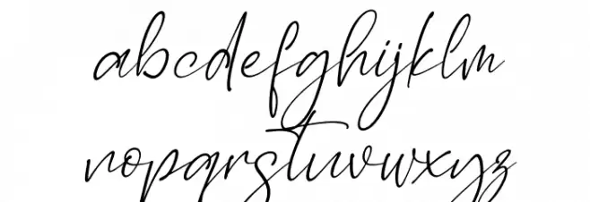 Yesterday Delmote Italic Caratteri MINUSCOLO