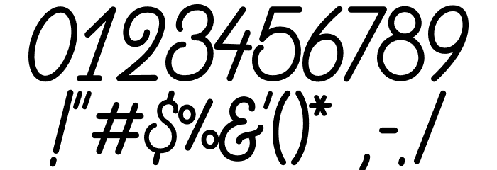 Yesterday Dream Script Font OTHER CHARS