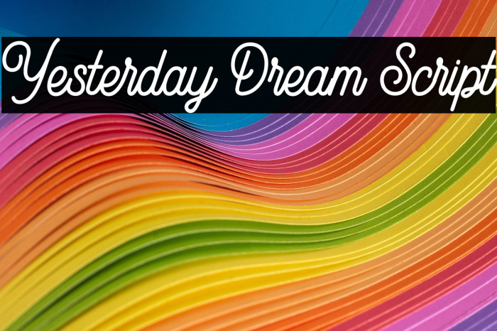 Yesterday Dream Script Example 3