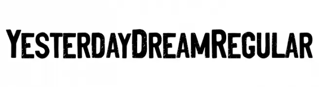 YesterdayDreamRegular  لخطوط تنزيل