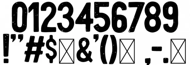 YesterdayDreamRegular Font OTHER CHARS