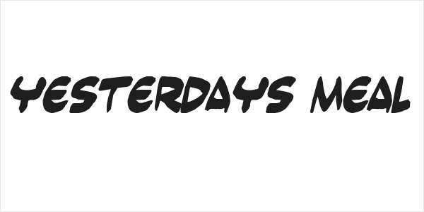 Yesterdays meal Logo