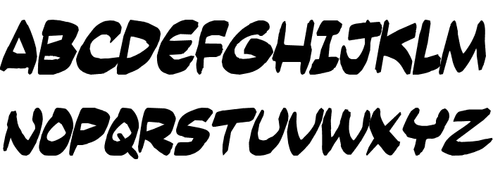 Yesterdays meal Font LOWERCASE