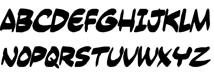 Yesterdays meal Font LOWERCASE