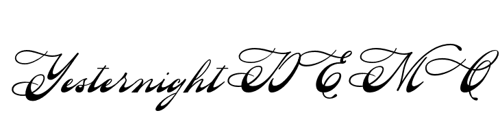 YesternightDEMO  font caratteri gratis
