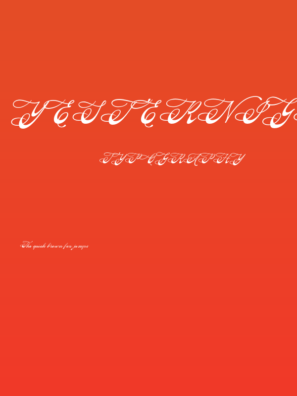 YesternightDEMO Poster