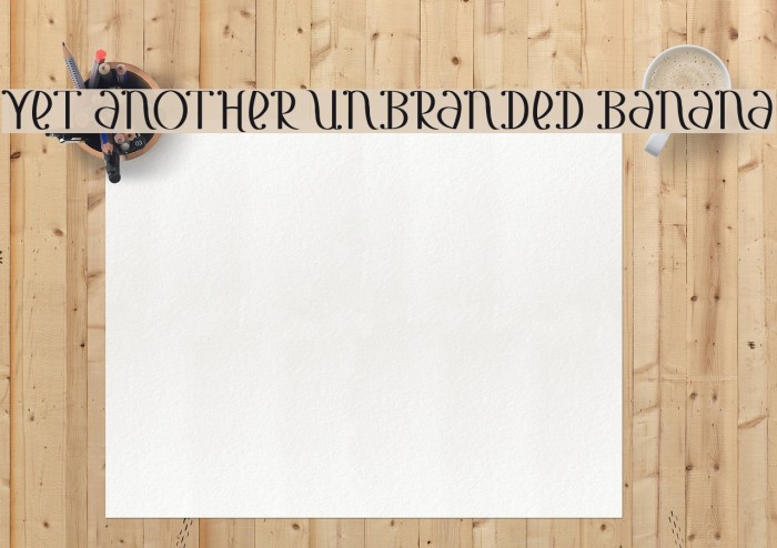 Yet Another Unbranded Banana Example 2