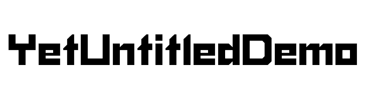 Yet Untitled Demo  baixar fontes gratis