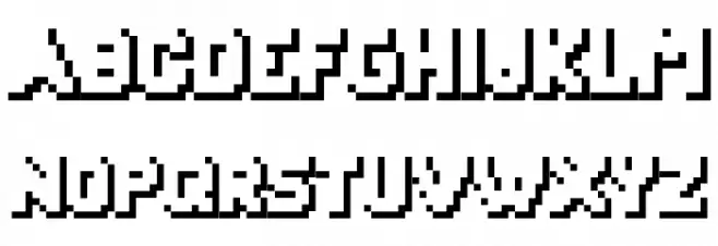 YetBumblerShadow Schriftart Groß
