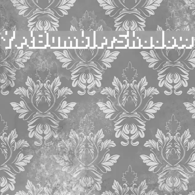 YetBumblerShadow Font examples