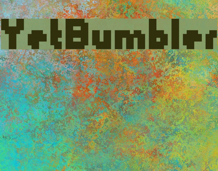 YetBumbler Font examples