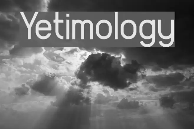 Yetimology Font examples
