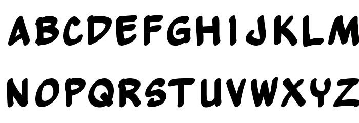 Yew Basturd Bold Font LOWERCASE