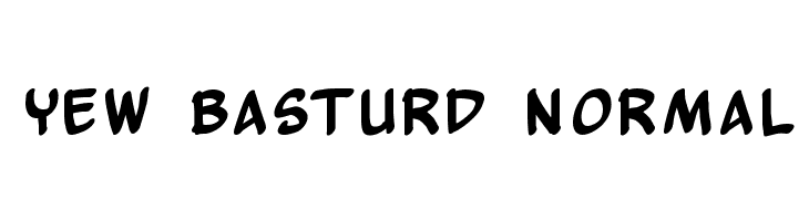 Yew Basturd Normal फ़ॉन्ट