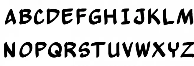 Yew Basturd Normal Schriftart Groß