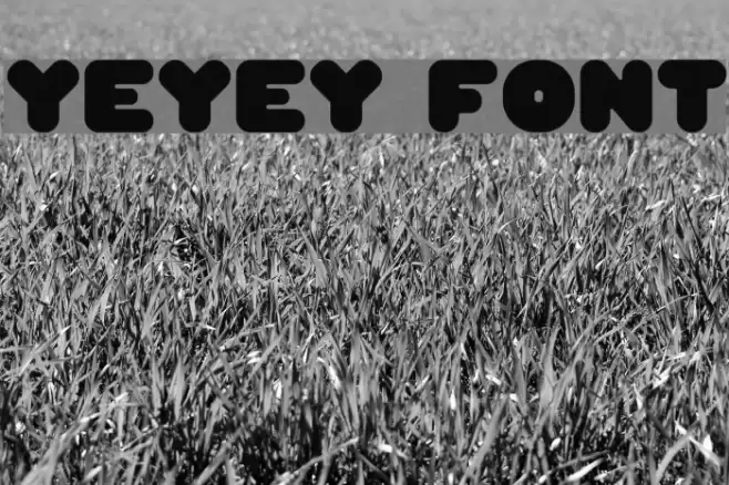 Yeyey Font examples