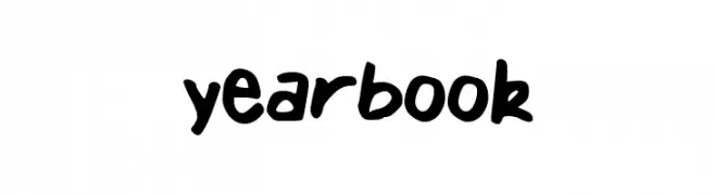 yearbook  les polices de caractères gratuit tlcharger