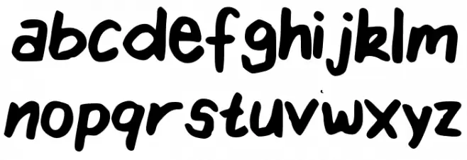 yearbook फ़ॉन्ट लोअरकेस