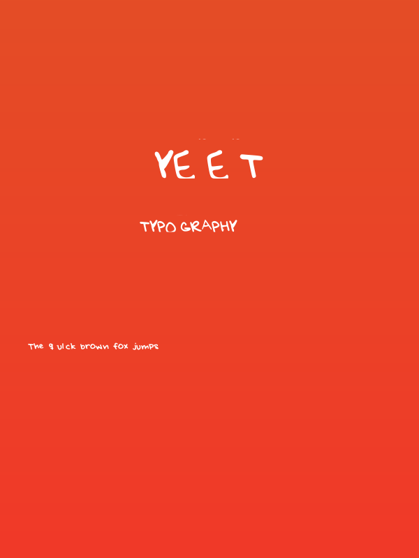 yeet Poster
