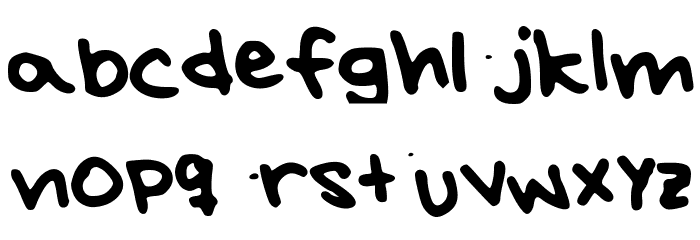 yeet Font LOWERCASE